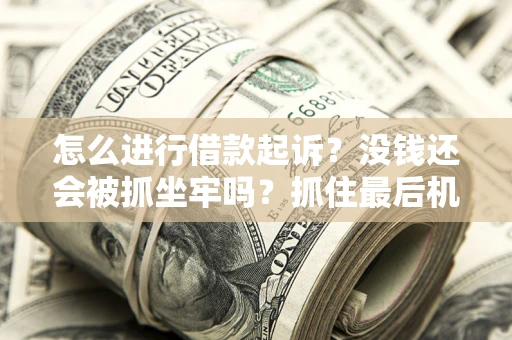 北京怎么进行借款起诉？没钱还会被抓坐牢吗？抓住最后机会！